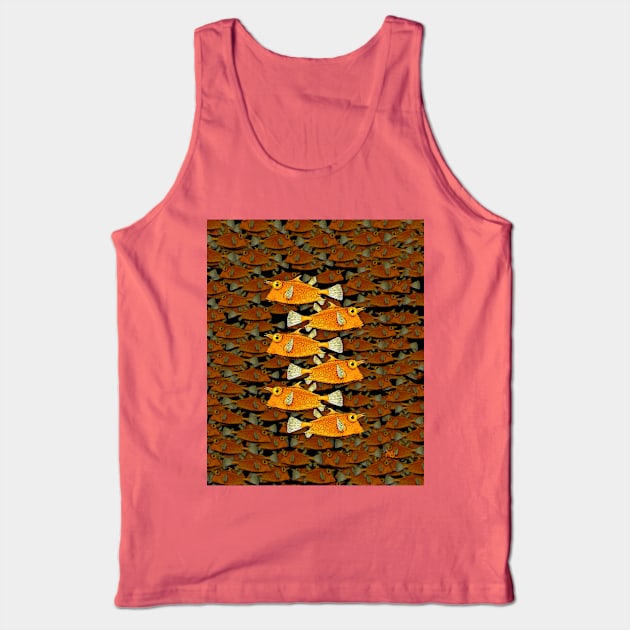 one fish, two fish, many fish [skool] Tank Top by denniswilliamgaylor